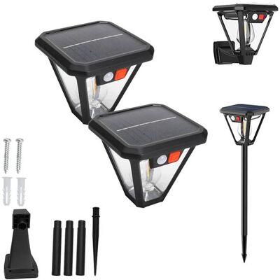 OEM Paquete De 2 Luces Solares De Pared, 3 Configuraciones, Encendido Automático Al Anochecer Y Al Amanecer, Resistente Al Agua, Garaje Y Cobertizo OEM Paquete De 2 Luces Solares De Pared, 3 Configuraciones, Encendido Automático Al Anochecer Y Al Amanecer, Resistente Al Agua, Garaje Y Cobertizo