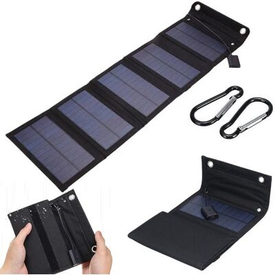 OEM Panel Solar 5 Placas, Paneles Solares Celdas Solares Recargar Power Bank Panel Solar, Panel Solar 15 W 5 V, Paneles Solares Enchufe, Negro OEM Panel Solar 5 Placas, Paneles Solares Celdas Solares Recargar Power Bank Panel Solar, Panel Solar 15 W 5 V, Paneles Solares Enchufe, Negro