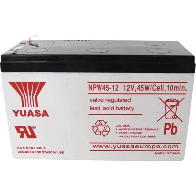 Yuasa NPW45-12 Batería de coche - Descarga baja Yuasa NPW45-12 Batería de coche - Descarga baja