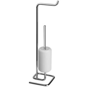 GESSI Juego De Portarrollos De Papel Y Escobilla De Inodoro Con Soporte GESSI Juego De Portarrollos De Papel Y Escobilla De Inodoro Con Soporte