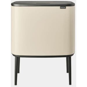 Brabantia - Bo Touch Bin 23+11l - Papelera Grande Para La Cocina - Apertura De Tacto Suave - Papelera Doble Con Cubos Interiores Extraíbles - Bolsas De Basura Incluidas - Soft Beige - 54 X 31 X 68 Cm Brabantia - Bo Touch Bin 23+11l - Papelera Grande Para La Cocina - Apertura De Tacto Suave - Papelera Doble Con Cubos Interiores Extraíbles - Bolsas De Basura Incluidas - Soft Beige - 54 X 31 X 68 Cm