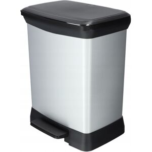 Curver - Cubo De Basura Metal Con Pedal 30 L Curver - Cubo De Basura Metal Con Pedal 30 L