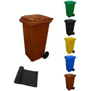 Jardin202 - Jardin202 - Marrón - 120 L - Trash bin Jardin202 - Jardin202 - Marrón - 120 L - Trash bin