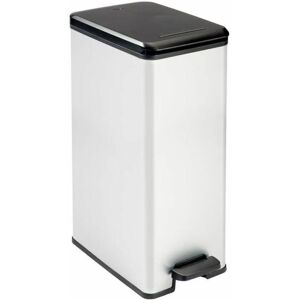 Cubo De Basura Curver 240640 Plateado Plástico 40 L Cubo De Basura Curver 240640 Plateado Plástico 40 L