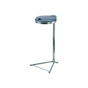 HP Cubo de basura Acero galvanizado Tapa de plástico - Cubo de basura HP Cubo de basura Acero galvanizado Tapa de plástico - Cubo de basura