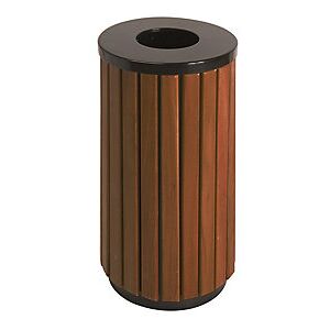 CERTEO Colector De Residuos Para Exteriores Con Aspecto De Madera CERTEO Colector De Residuos Para Exteriores Con Aspecto De Madera