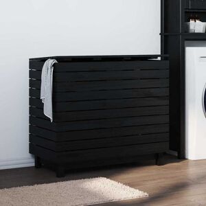 TORANA Cesto Para La Ropa Sucia Madera Maciza De Pino 88,5x44x76 Cm TORANA Cesto Para La Ropa Sucia Madera Maciza De Pino 88,5x44x76 Cm