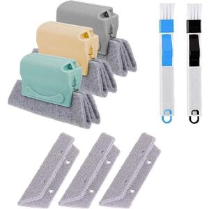 OEM Limpiador Mágico Para Rieles De Ventanas, Juego De Cepillos De Limpieza Para Ranuras De Ventanas - Crezuo OEM Limpiador Mágico Para Rieles De Ventanas, Juego De Cepillos De Limpieza Para Ranuras De Ventanas - Crezuo
