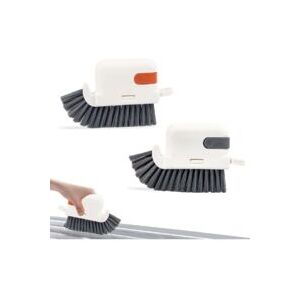 OEM Cepillo Limpiador De Ranuras De Ventanas - Herramienta Multifuncional 3 En 1 Para La Limpieza Rápida De Esquinas De Ventanas En Baños Y Cocinas, Paquete De 2 - Crezuo OEM Cepillo Limpiador De Ranuras De Ventanas - Herramienta Multifuncional 3 En 1 Para La Limpieza Rápida De Esquinas De Ventanas En Baños Y Cocinas, Paquete De 2 - Crezuo