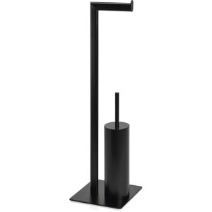 Ba18073 Soporte Papel Escobillero Metal Negro - Ref: Ba18073 - Andrea House Ba18073 Soporte Papel Escobillero Metal Negro - Ref: Ba18073 - Andrea House