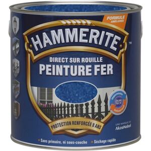 Peinture Hammerite Fer Martelé 2.5l Bleu Nuit070728 - Julien Peinture Hammerite Fer Martelé 2.5l Bleu Nuit070728 - Julien