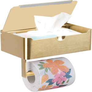 OEM Soporte Dorado Para Papel Higiénico Y Toallitas Húmedas, Estante De Almacenamiento, Montaje En Pared (perforación/adhesivo), Modelo Grande, Acero Inoxidable Sus304 OEM Soporte Dorado Para Papel Higiénico Y Toallitas Húmedas, Estante De Almacenamiento, Montaje En Pared (perforación/adhesivo), Modelo Grande, Acero Inoxidable Sus304