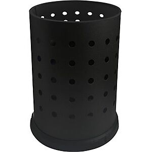 CERTEO Papelera Capacidad 15 L H X Ø 400 X 240 Mm En Negro CERTEO Papelera Capacidad 15 L H X Ø 400 X 240 Mm En Negro