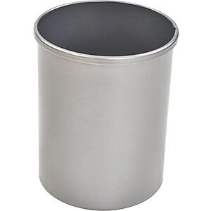 Certeo - Papelera Acero Redonda Capacidad 15 L H X Ø 309 X 255 Mm Certeo - Papelera Acero Redonda Capacidad 15 L H X Ø 309 X 255 Mm