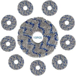 OEM (10 Toallitas Por Paquete) Almohadillas Lavables Y Reutilizables Para Fregonas Ecovacs Deebot X1 Omni/ X1 Pro Omni/ X1 Turbo/ X1 Plus/ T10 Omni/ T10 Turbo, Toallitas De Microfibra Resistentes A Las Ma OEM (10 Toallitas Por Paquete) Almohadillas Lavables Y Reutilizables Para Fregonas Ecovacs Deebot X1 Omni/ X1 Pro Omni/ X1 Turbo/ X1 Plus/ T10 Omni/ T10 Turbo, Toallitas De Microfibra Resistentes A Las Ma