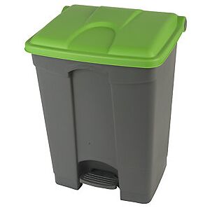 Certeo - Pedal-/tretabfallsammler Volumen 70 L Bxhxt 505 X 675 X 415 Certeo - Pedal-/tretabfallsammler Volumen 70 L Bxhxt 505 X 675 X 415