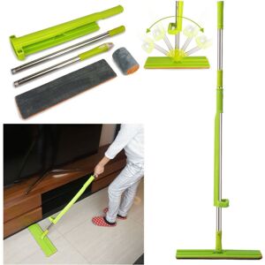 TRADE SHOP TRAESIO Trade Shop - Fregona Barredora Lava Y Seca Suelos Parquet Mármol Paño Microfibra - TRADE SHOP TRAESIO Trade Shop - Fregona Barredora Lava Y Seca Suelos Parquet Mármol Paño Microfibra -