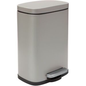 Spirella - Papelera Con Pedal Acero Akira 12l Gris Topo Mate Spirella - Papelera Con Pedal Acero Akira 12l Gris Topo Mate