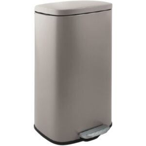 Spirella - Papelera De Cocina Con Pedal De Gran Capacidad Acero Akira 50l Topo Mate Spirella - Papelera De Cocina Con Pedal De Gran Capacidad Acero Akira 50l Topo Mate