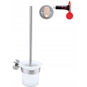 Soporte Para Escobilla De Baño Tesa Moon, Colgante, Instalación Sin Taladrar, Metal, Cromado Soporte Para Escobilla De Baño Tesa Moon, Colgante, Instalación Sin Taladrar, Metal, Cromado