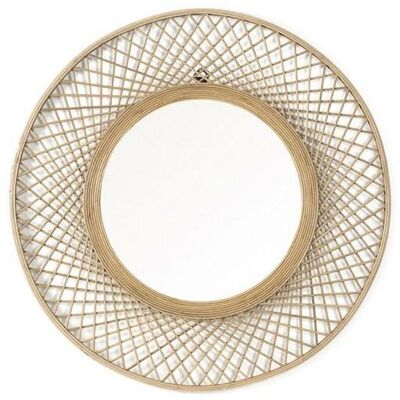 Espejo de Pared Redondo Andrea House AX70237 - Decoración Boho Espejo de Pared Redondo Andrea House AX70237 - Decoración Boho