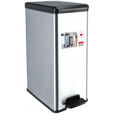 Cubo De Basura Curver Metal Con Pedal 40 L Cubo De Basura Curver Metal Con Pedal 40 L