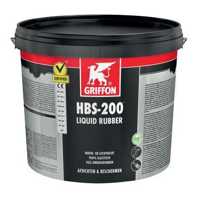 Griffon - Goma Líquida Hbs-200 Para Impermeabilización Cubo 16 L - 6309018 Griffon - Goma Líquida Hbs-200 Para Impermeabilización Cubo 16 L - 6309018
