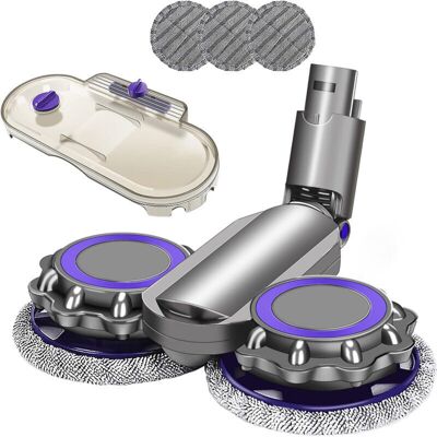 OEM Cepillo De Cabeza De Fregona Eléctrica Compatible Con Dyson V6 Animal Fluffy Dc58 Dc59 Dc61 Dc62 Dc74. Aspira, Pule Y Frega En Seco Y Húmedo Para Suelos De Mármol Y Parqué Con Paño De Microfibra. OEM Cepillo De Cabeza De Fregona Eléctrica Compatible Con Dyson V6 Animal Fluffy Dc58 Dc59 Dc61 Dc62 Dc74. Aspira, Pule Y Frega En Seco Y Húmedo Para Suelos De Mármol Y Parqué Con Paño De Microfibra.