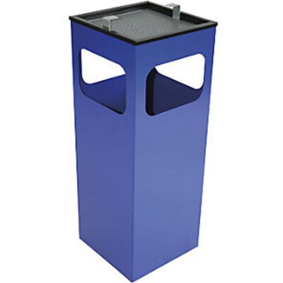CERTEO Contenedor De Cenizas Y Residuos Kuba Azul 250 X 250 X 655 CERTEO Contenedor De Cenizas Y Residuos Kuba Azul 250 X 250 X 655