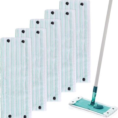 Recambio De Cabezal De Fregona De 5 Unidades Para Leifheit Clean Twist/combi M Micro Duo - Paño De Fregona De 47 X 16 Cm, Compatible Con Fregona Leifheit, Almohadillas De Repuesto De Microfi - Csparkv Recambio De Cabezal De Fregona De 5 Unidades Para Leifheit Clean Twist/combi M Micro Duo - Paño De Fregona De 47 X 16 Cm, Compatible Con Fregona Leifheit, Almohadillas De Repuesto De Microfi - Csparkv