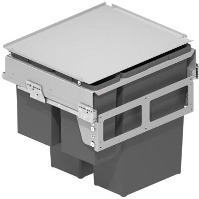 Menage Confort - Cubo Basura Ecológico Meila M600 2x35l. 2x8l Guia Grass Extracción Total Cierre Amort., C/tapa. Menage Confort - Cubo Basura Ecológico Meila M600 2x35l. 2x8l Guia Grass Extracción Total Cierre Amort., C/tapa.