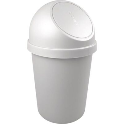 Papelera H700xø403mm 45l Gris Claro Helit Papelera H700xø403mm 45l Gris Claro Helit
