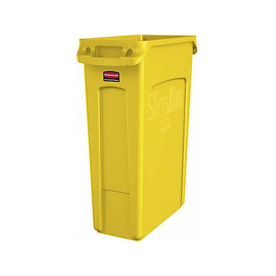 Rubbermaid - Cubo De Basura Slim Jim® Capacidad 87 L Con Conductos De Rubbermaid - Cubo De Basura Slim Jim® Capacidad 87 L Con Conductos De