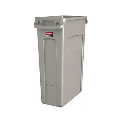 Rubbermaid - Cubo De Basura Slim Jim® Capacidad 87 L Con Conductos De Rubbermaid - Cubo De Basura Slim Jim® Capacidad 87 L Con Conductos De