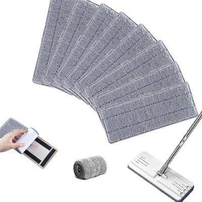 GOTRAYS Juego De 8 Almohadillas De Limpieza De Repuesto, Funda De Repuesto Para Mopa, Almohadilla De Limpieza De Microfibra Para Cabezal De Escoba Doméstica, Para La Mayoría De Los Pisos GOTRAYS Juego De 8 Almohadillas De Limpieza De Repuesto, Funda De Repuesto Para Mopa, Almohadilla De Limpieza De Microfibra Para Cabezal De Escoba Doméstica, Para La Mayoría De Los Pisos