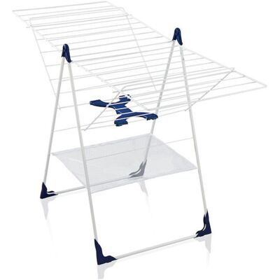 Leifheit - Flex Tendedero De Pie Classic 250, Blanco/azul (81409) Leifheit - Flex Tendedero De Pie Classic 250, Blanco/azul (81409)