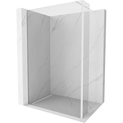 Mexen Kioto Panel De Ducha Walk-in 140 X 30 Cm, Transparente, Blanco - 800-140-212-20-00-030 Mexen Kioto Panel De Ducha Walk-in 140 X 30 Cm, Transparente, Blanco - 800-140-212-20-00-030