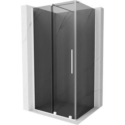 Mexen Velar Cabina De Ducha Corredera 140 X 100 Cm, Grafito, Blanco - 871-140-100-41-20 Mexen Velar Cabina De Ducha Corredera 140 X 100 Cm, Grafito, Blanco - 871-140-100-41-20