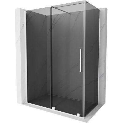 Mexen Velar Cabina De Ducha Corredera 150 X 85 Cm, Grafito, Blanco - 871-150-085-41-20 Mexen Velar Cabina De Ducha Corredera 150 X 85 Cm, Grafito, Blanco - 871-150-085-41-20