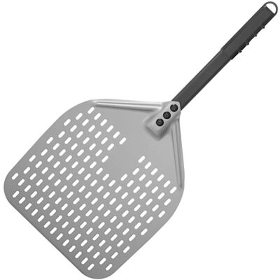 Paleta para pizza cuadrada perforada de aluminio 350x710mm - Hendi Paleta para pizza cuadrada perforada de aluminio 350x710mm - Hendi
