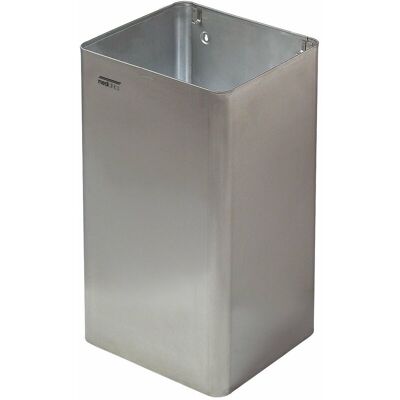 Mediclinics PP1065CS Papelera Abierta Acero Mate - Rectangular 65L Mediclinics PP1065CS Papelera Abierta Acero Mate - Rectangular 65L