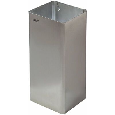 Mediclinics - Pp1080cs Papelera Abierta Acero Mate - Ref: Pp1080cs Mediclinics - Pp1080cs Papelera Abierta Acero Mate - Ref: Pp1080cs