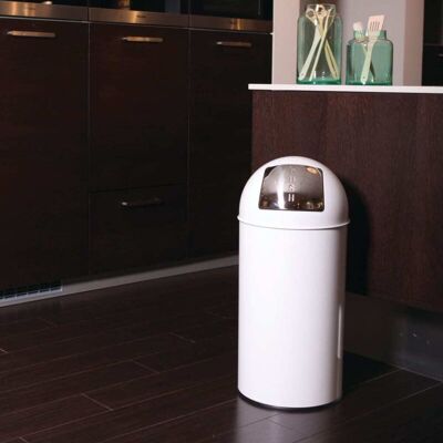 Eko V-part - Cubo De Basura Con Trampilla Acero Capacidad 40 L H X Ø 740 Eko V-part - Cubo De Basura Con Trampilla Acero Capacidad 40 L H X Ø 740
