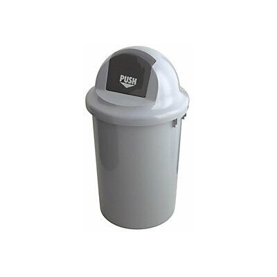 Eko V-part - Colector De Residuos Con Tapa De Cierre Automático Gris Eko V-part - Colector De Residuos Con Tapa De Cierre Automático Gris