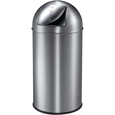 Cubo De Basura Con Tapa De Empuje Push 40 L Plaeado Mate Eko Cubo De Basura Con Tapa De Empuje Push 40 L Plaeado Mate Eko