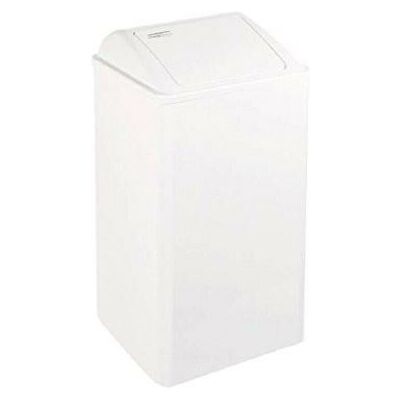 Mediclinics - Pp0080 Papelera Con Tapa Auto-retorno Blanco - Ref: Pp0080 Mediclinics - Pp0080 Papelera Con Tapa Auto-retorno Blanco - Ref: Pp0080