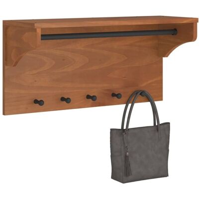 vidaXL Perchero de Pared SANDNES - Wall Coat Rack - Marrón vidaXL Perchero de Pared SANDNES - Wall Coat Rack - Marrón