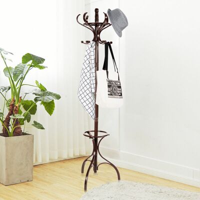 Costway Perchero De Pie Con 12 Ganchos Para Colgar Ropa Perchero De Madera 182 Cm Para Pasillo Dormitorio Oficina Costway Perchero De Pie Con 12 Ganchos Para Colgar Ropa Perchero De Madera 182 Cm Para Pasillo Dormitorio Oficina