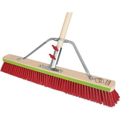 Escoba Lm Bulldozer Cerdas De Elastón, Ho L.600mm Con Soporte Para Mango Peggy Perfect Escoba Lm Bulldozer Cerdas De Elastón, Ho L.600mm Con Soporte Para Mango Peggy Perfect