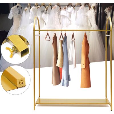 SENDERPICK Tendedero Profesional Trolley Tendedero Rodante Oro SENDERPICK Tendedero Profesional Trolley Tendedero Rodante Oro